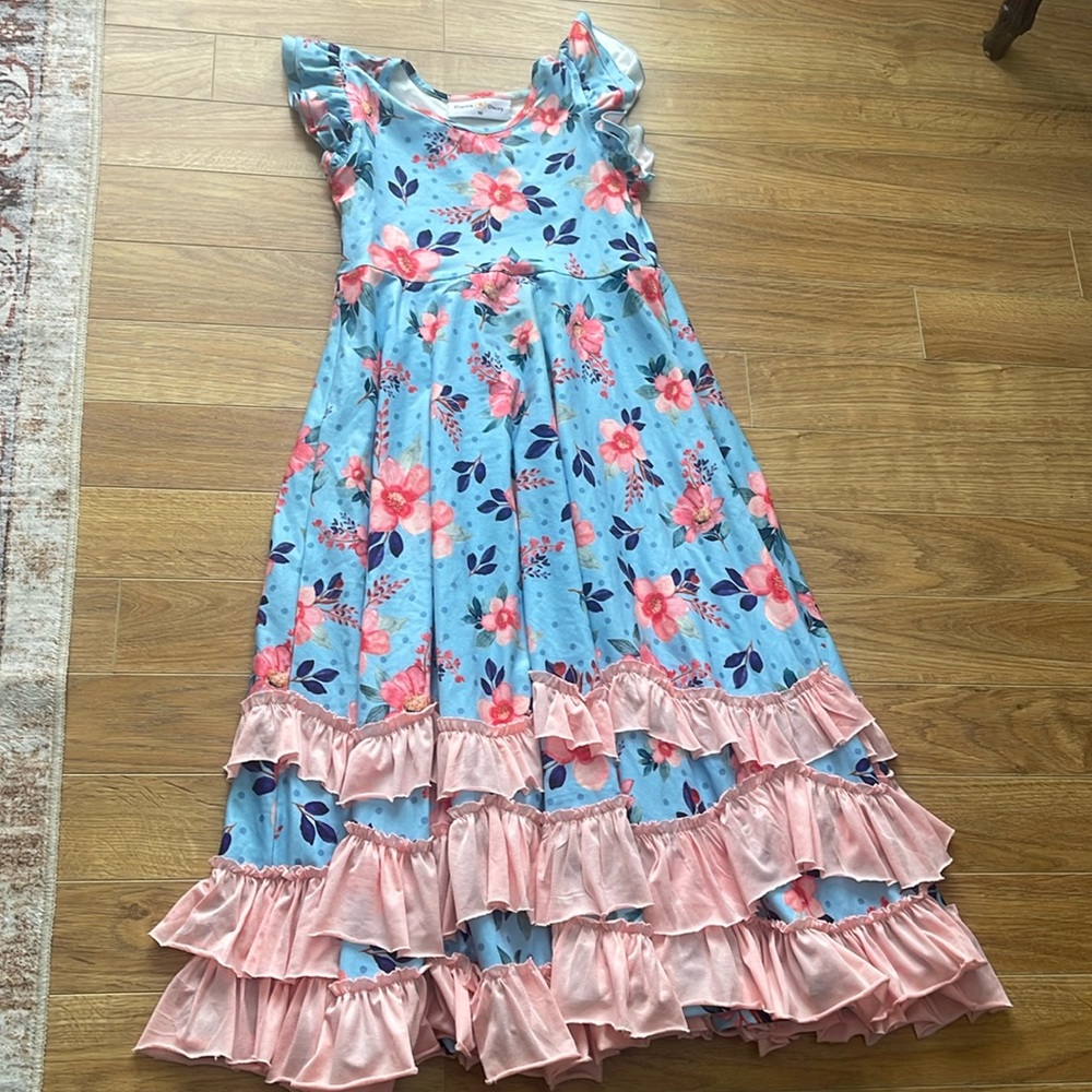 Oopsie Daisy maxi ruffle dress